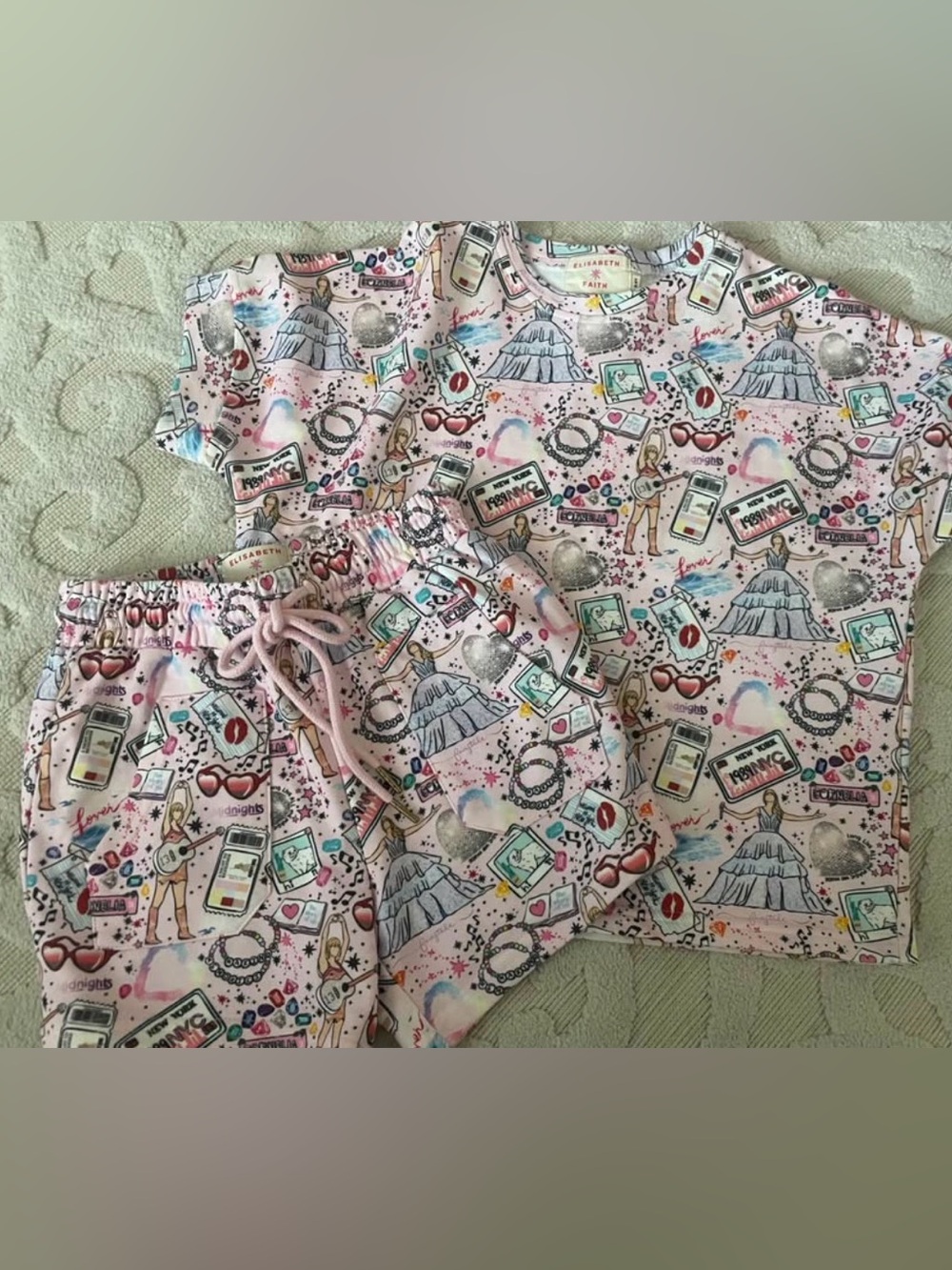 ADORABLE Elisabeth+Faith Taylor Swift Pink Set. Size 8/9